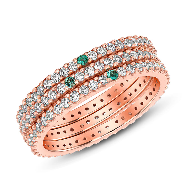 Eternity Ring Set of Three
